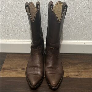 Vintage Brown Frye Cowboy Boots